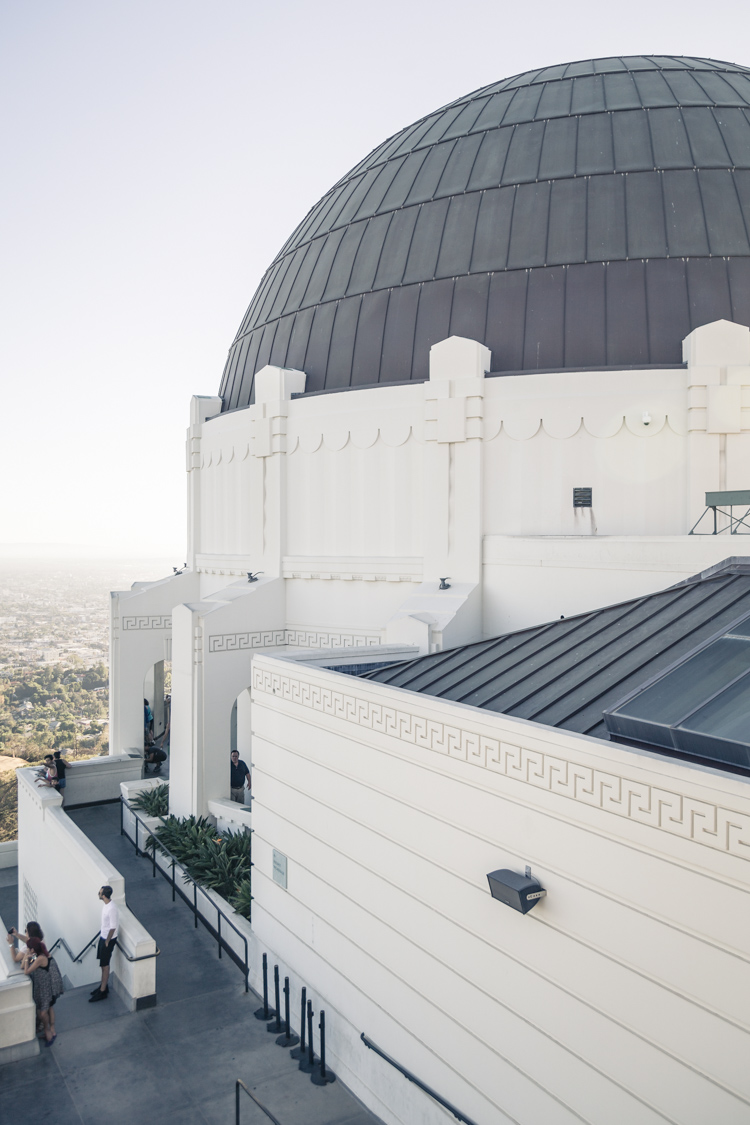 Griffith Observatory backside on the east