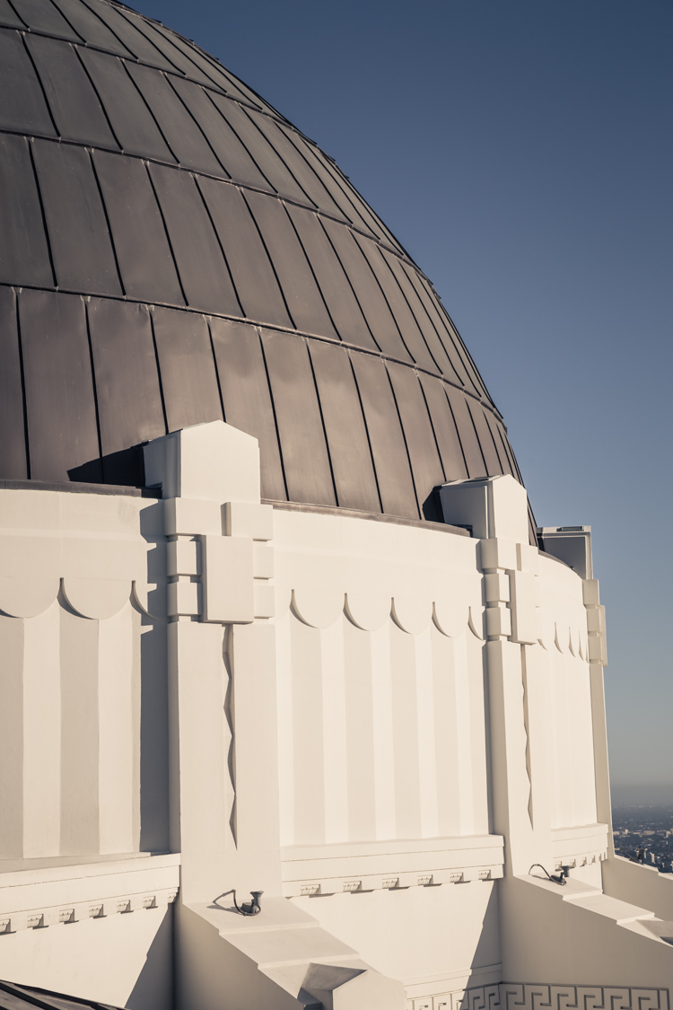 Griffith Observatory close up dome details