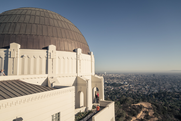 Griffith Observatory scenic lookout