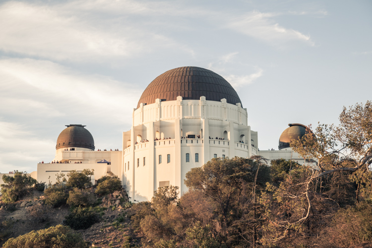 Griffith Observatory, facing north
