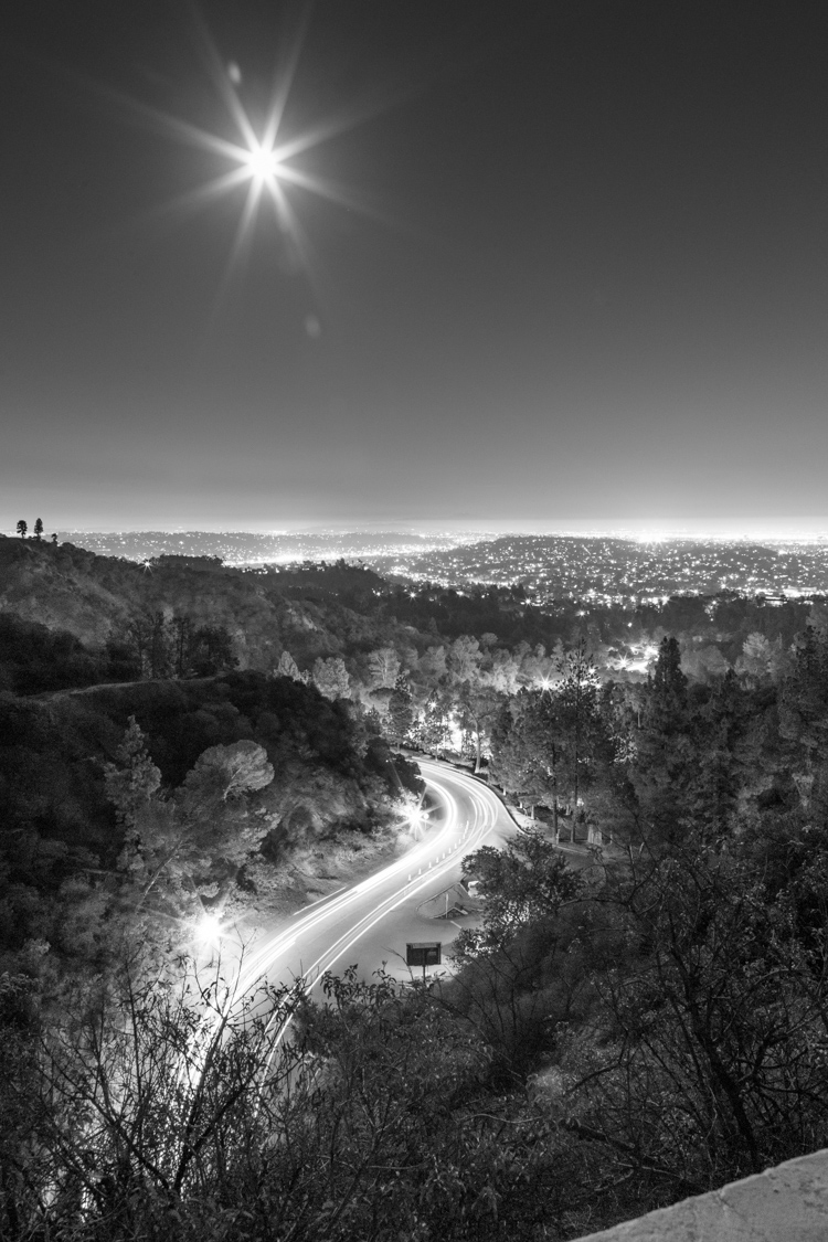 Winding Road in Griffith Park