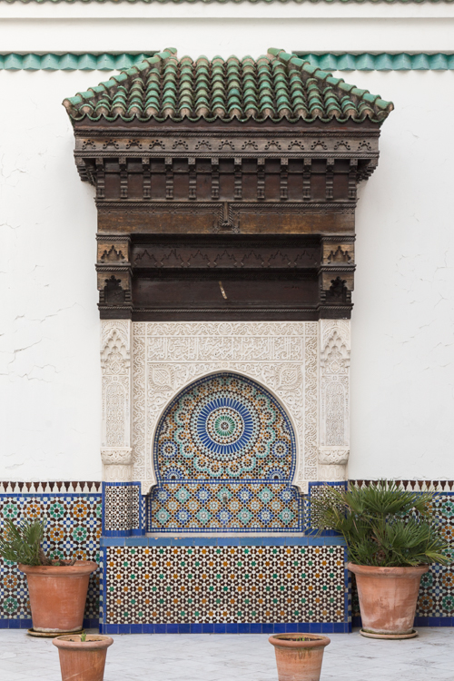 Courtyard at Paris Grand Mosque