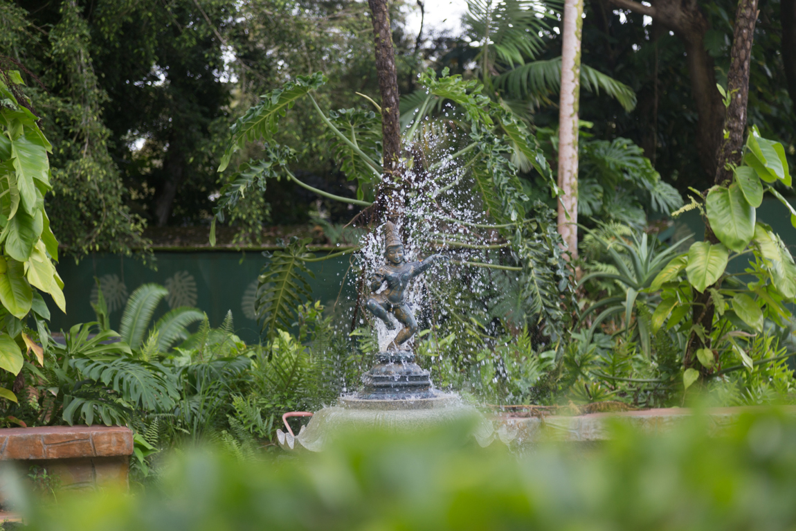 Kauai Hindu Monastery Dancing Fountain