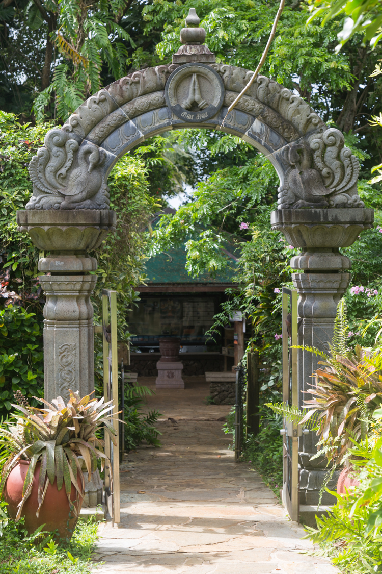 Kauai Hindu Monastery Entrance