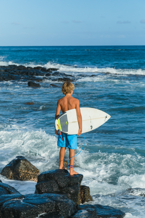 young surfer